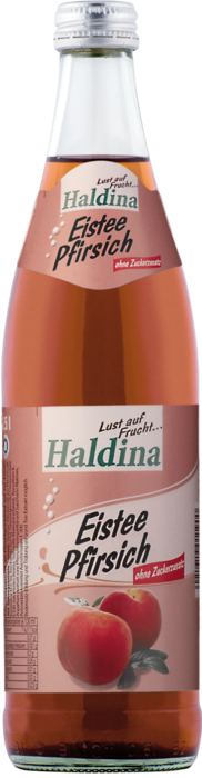 Haldina Eistee Pfirsich ohne Zucker